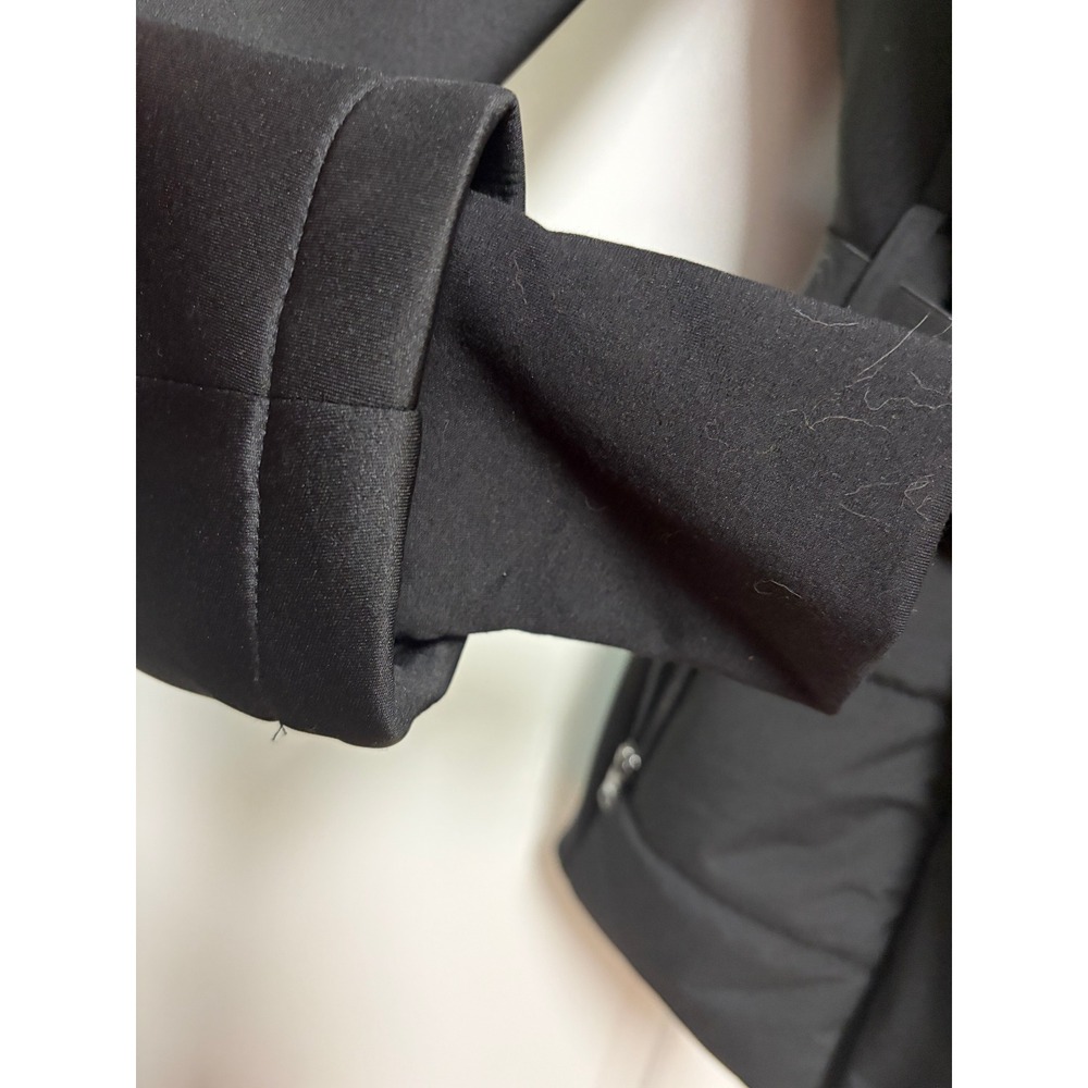 Michael Kors Black Puffer Belted Hooded Winter Jacket Women Size S - Picture 3 of 9